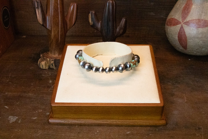 Turquoise & Navajo Pearls Bracelet
