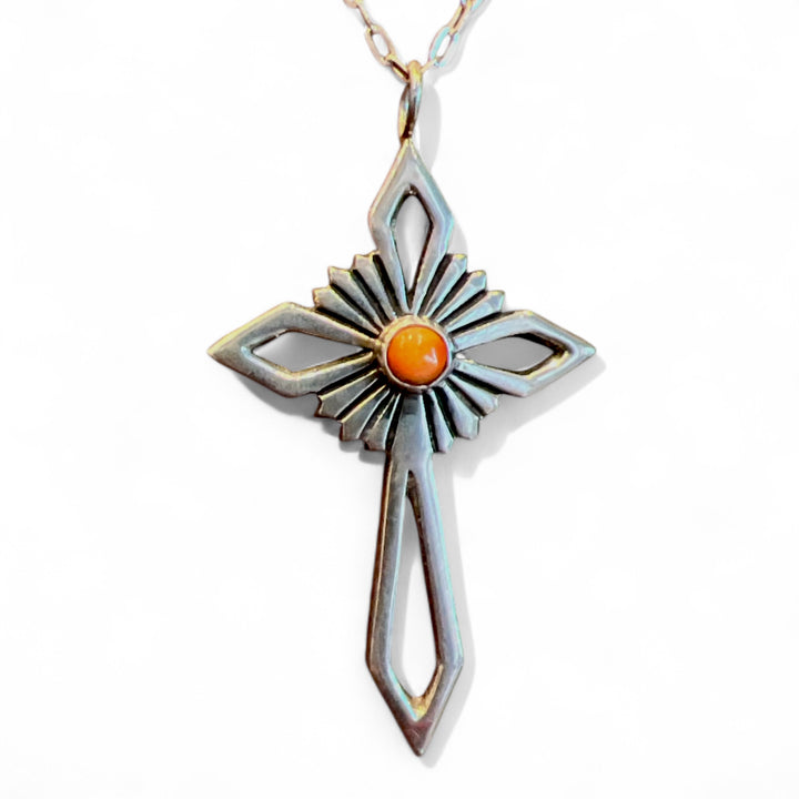 Sunburst Crosse Pendants