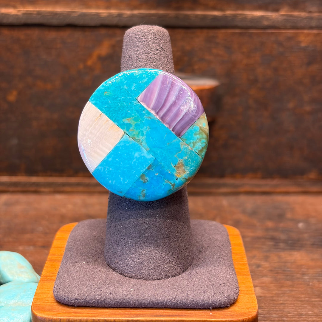 Painted Stone Ring