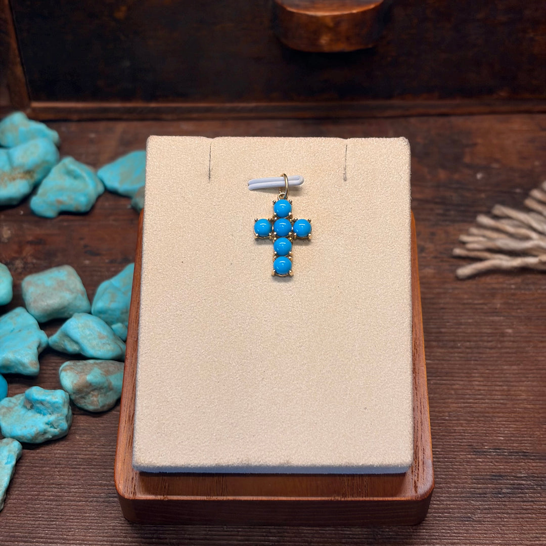 14K Golden Promise Cross Pendant