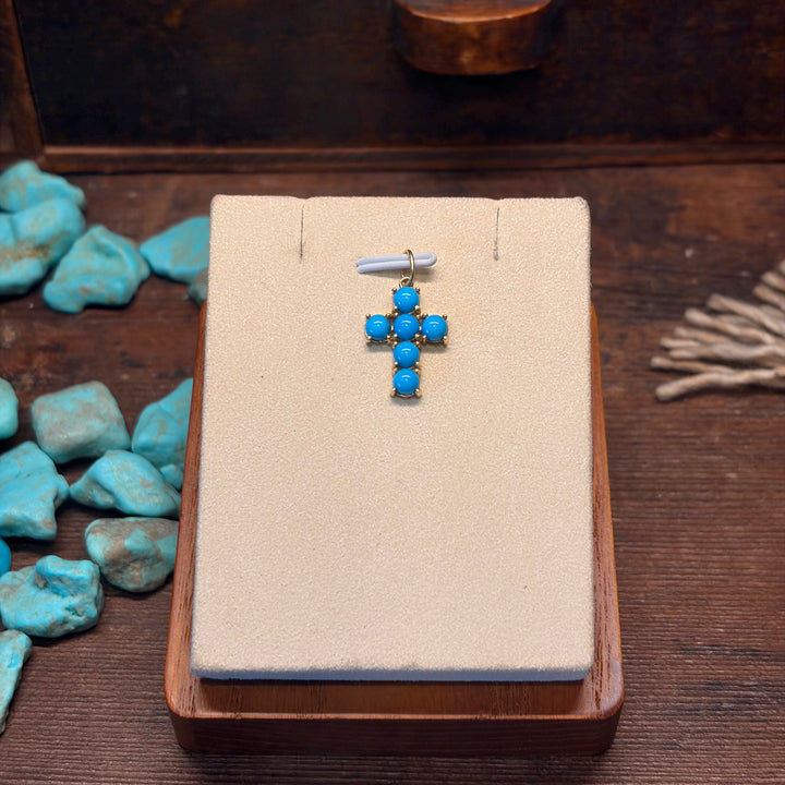 14K Golden Promise Cross Pendant