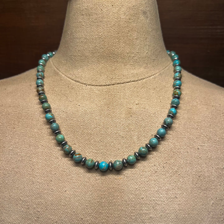 Campitos Turquoise Necklace 18”