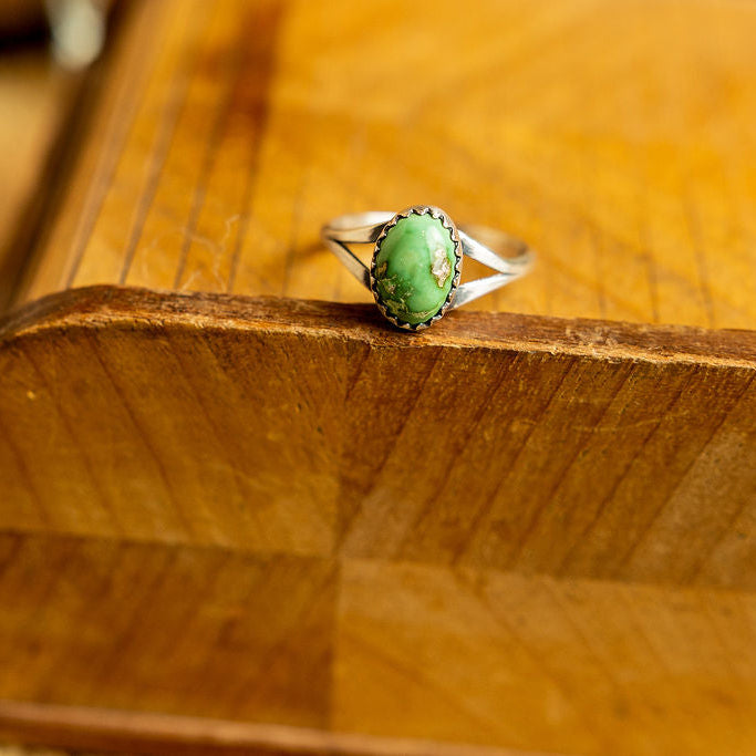 Green Turquoise Rings