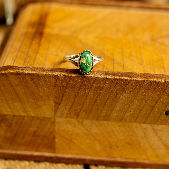Green Turquoise Rings