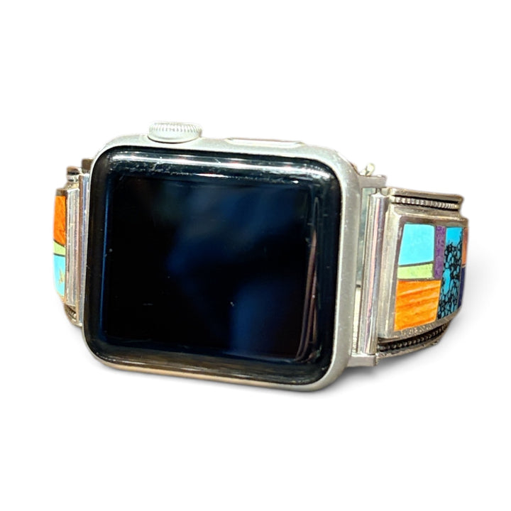 Indian Summer Inlay Silver Watch Band