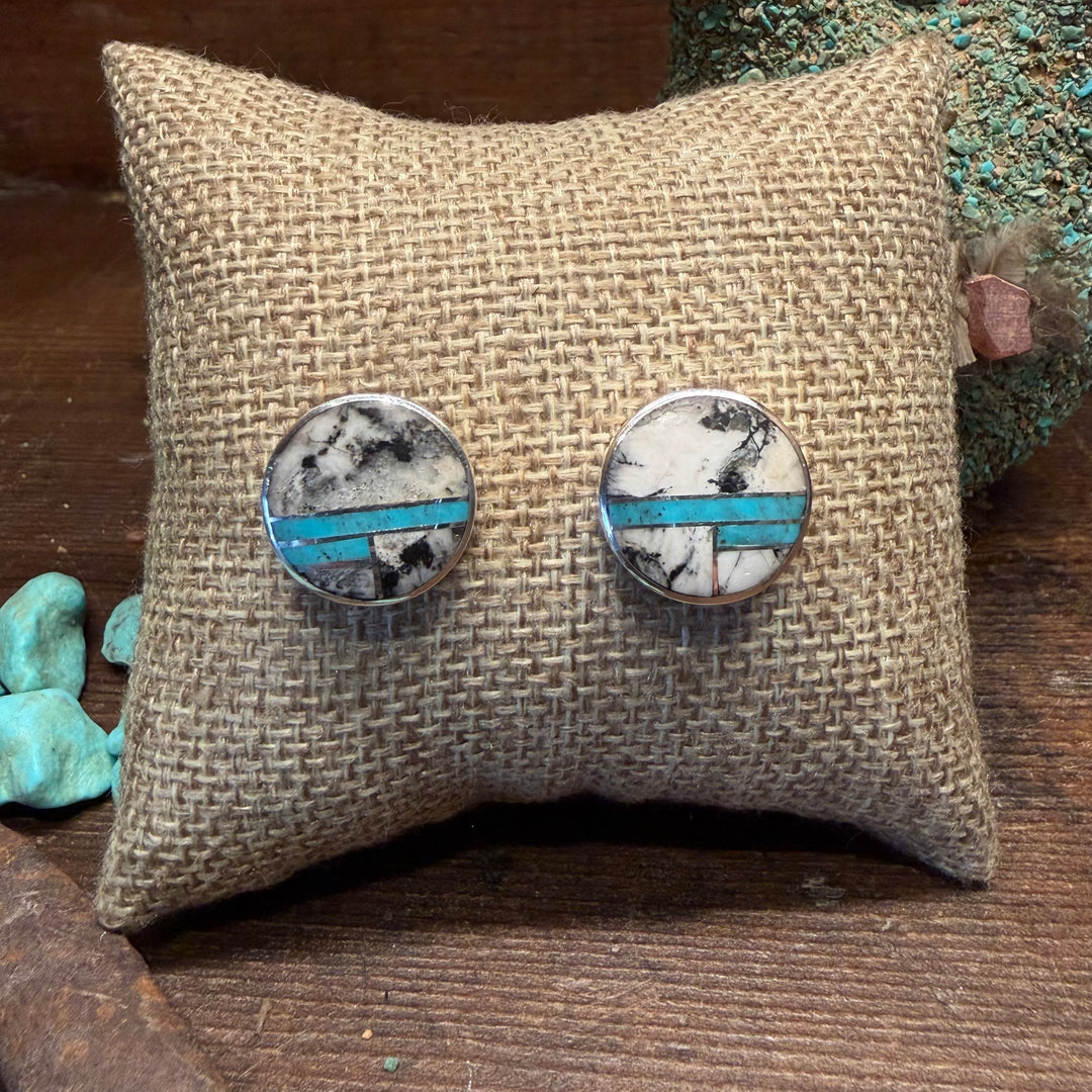Silver Divide Studs