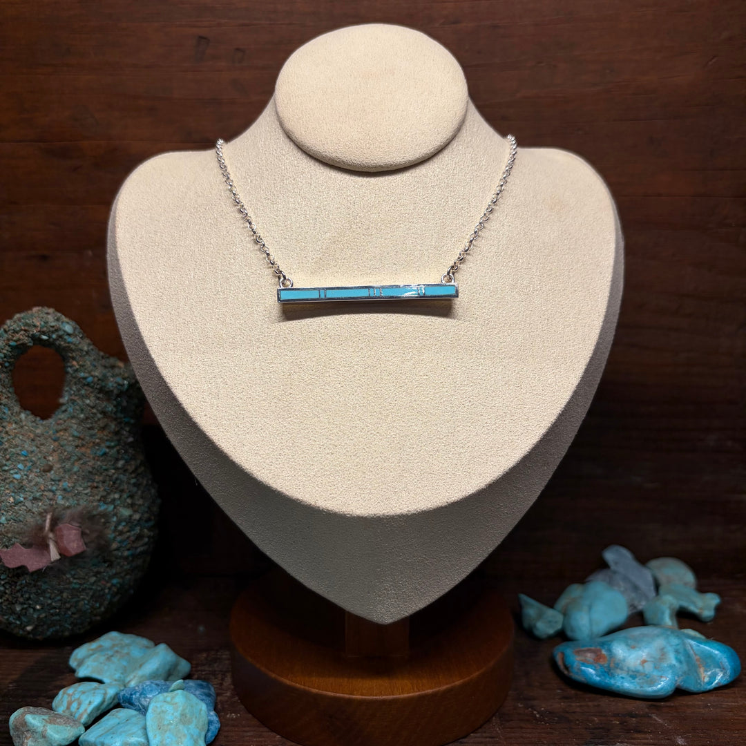 Inlay Bar Necklaces