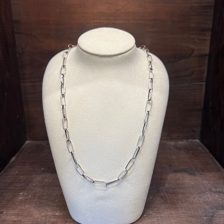 Handmade PaperClip Necklace 22"