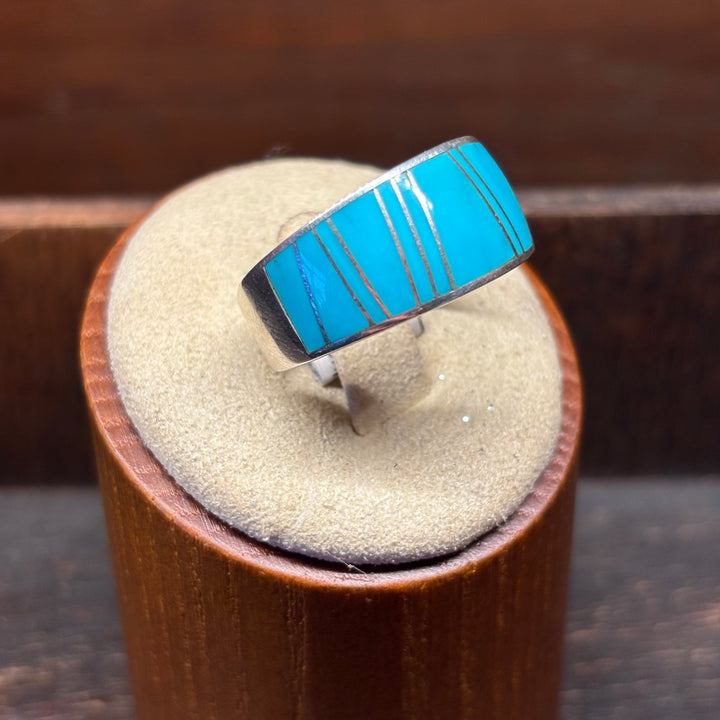 Sterling Silver Turquoise Inlay Ring