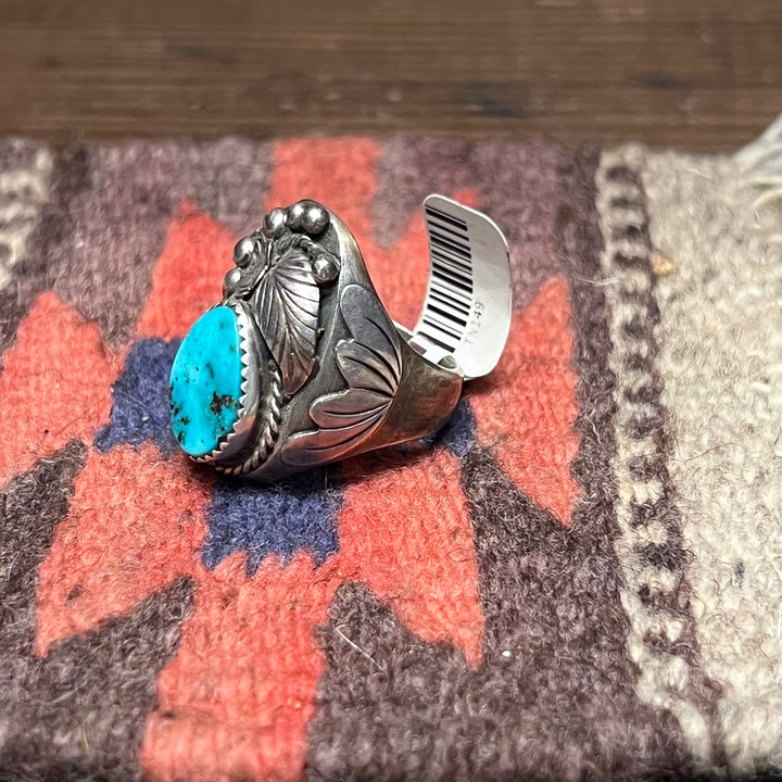 Nevada Turquoise Leaf Vintage 1970's