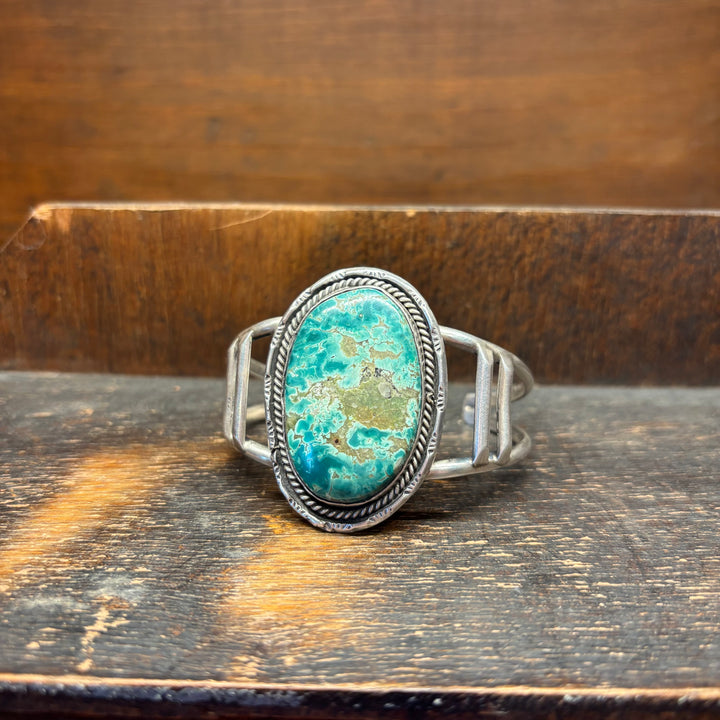 Vintage Arizona Large Azurite 1970's Cuff