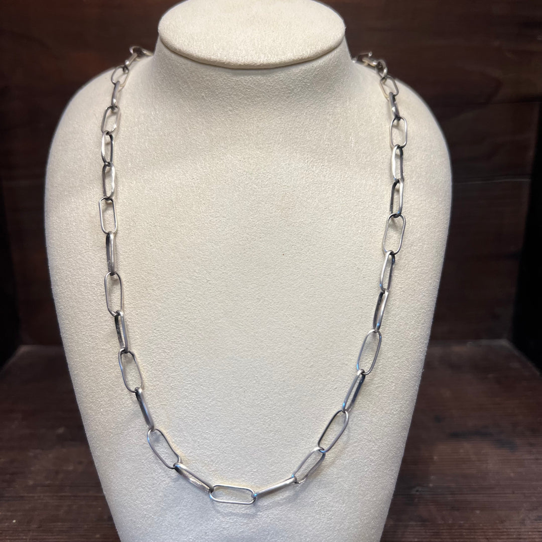 Handmade PaperClip Necklace 22"