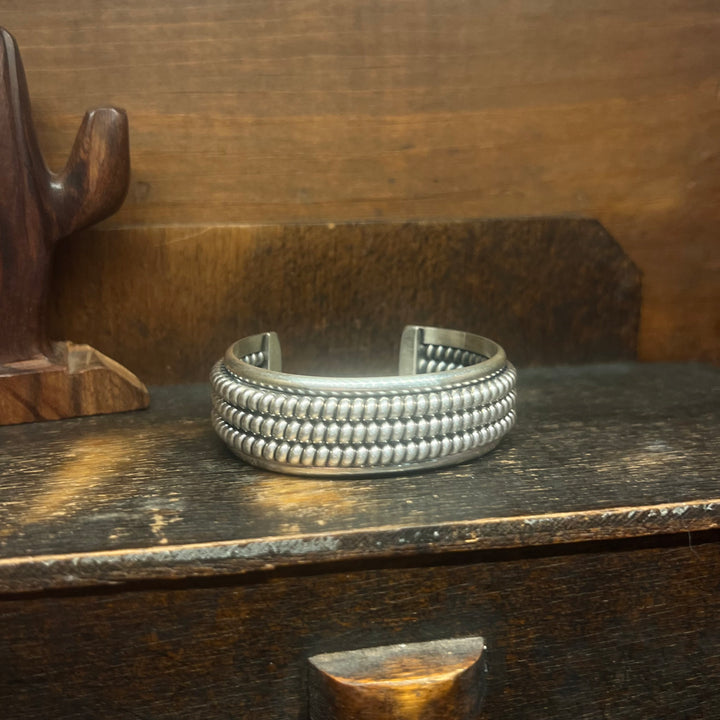Sterling Silver Triple Coil Cuff