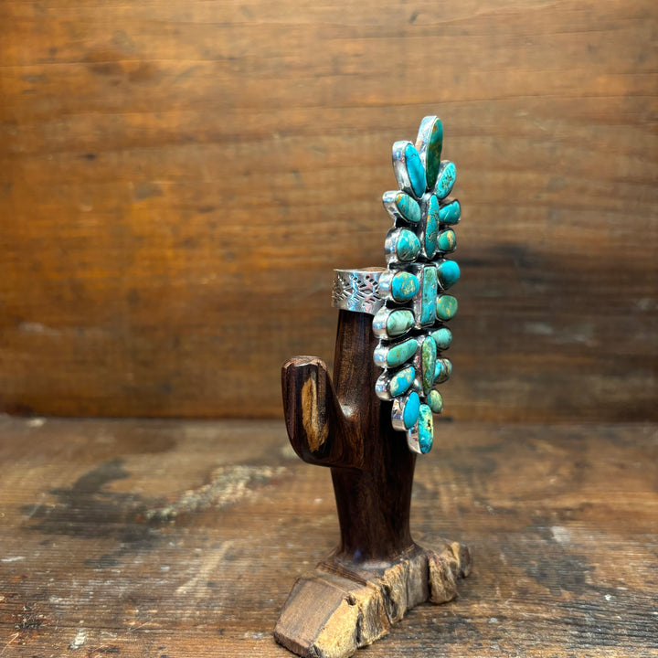 Royston & Kingman Turquoise Cluster Ring