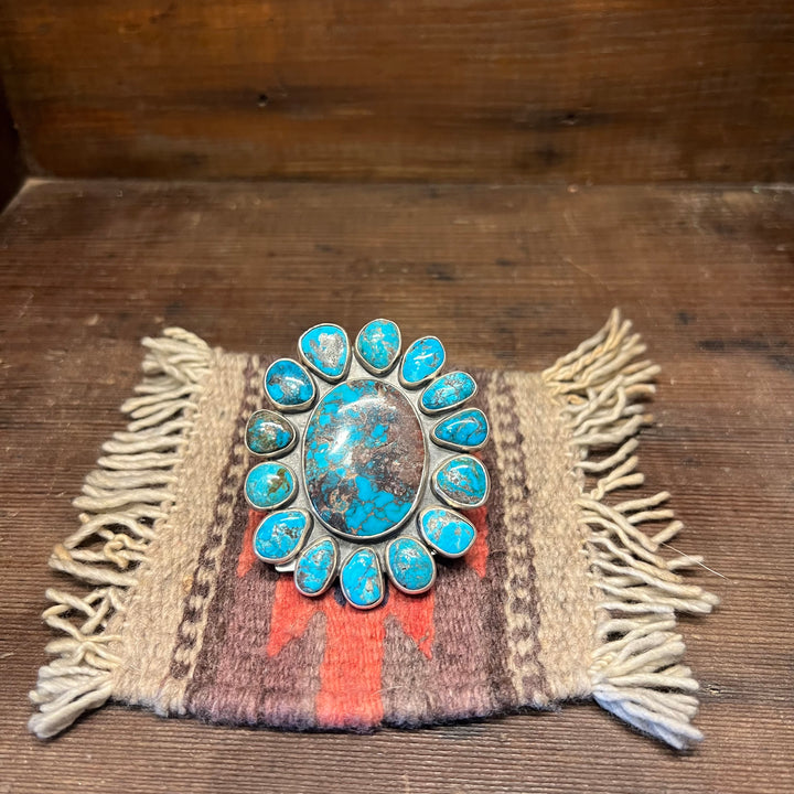 Bisbee Natural Oval Cluster Adjustable Ring