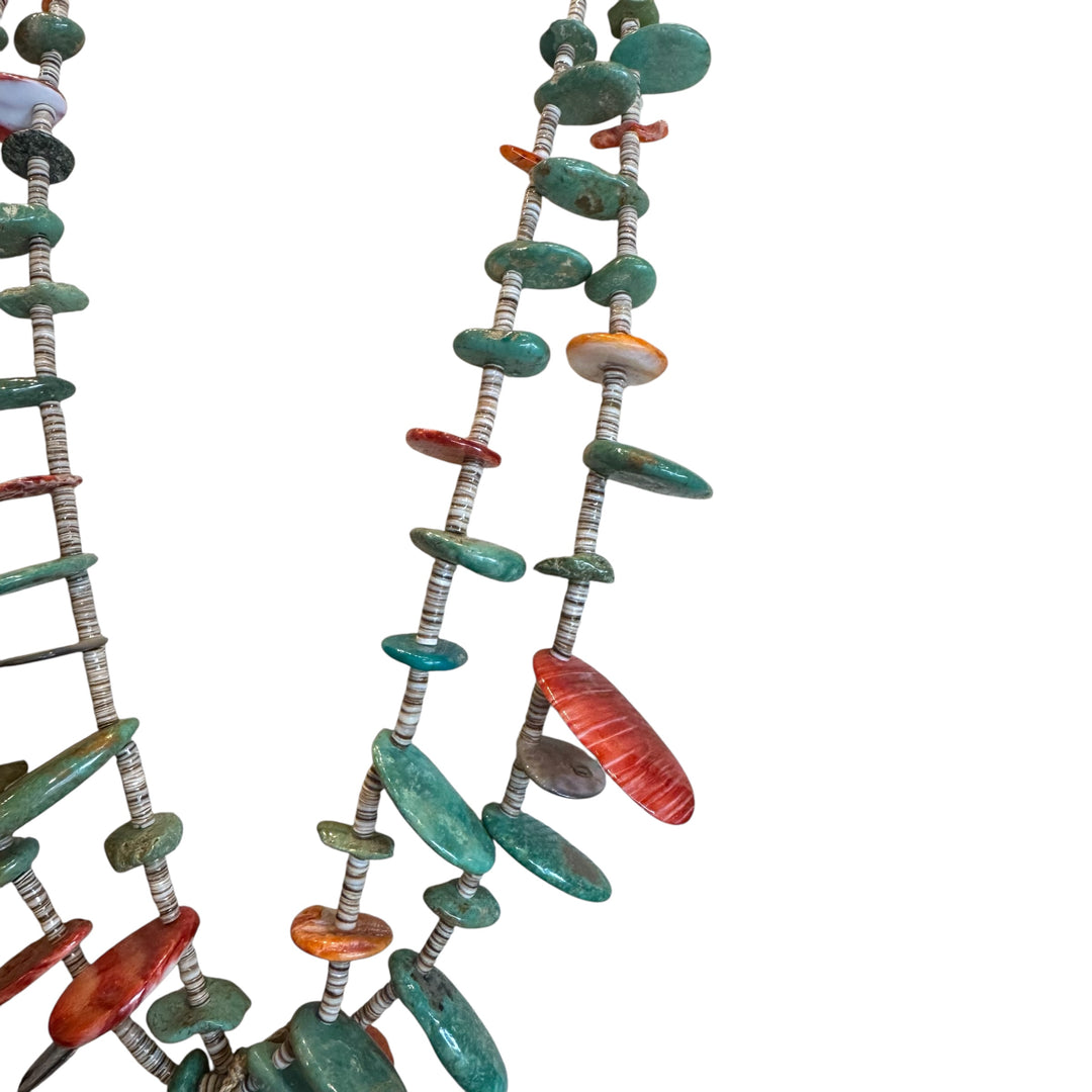 Multi Color 2 Strand Traditional Necklace