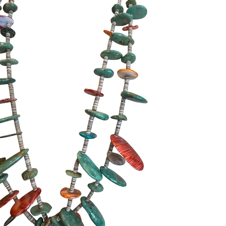 Multi Color 2 Strand Traditional Necklace