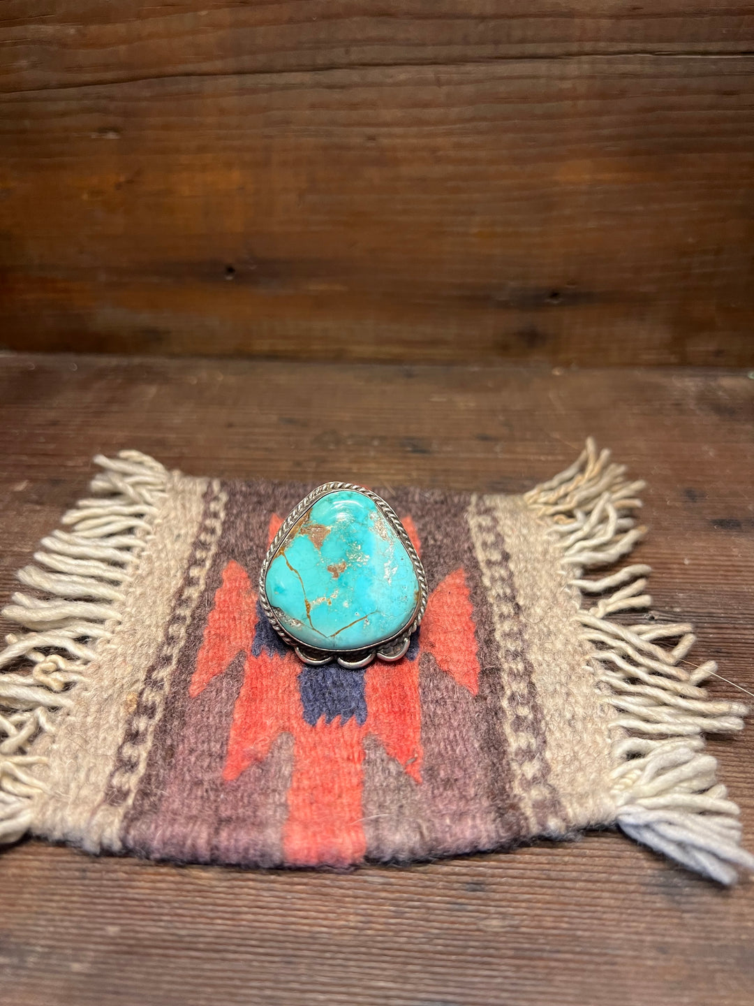 Carico Lake Nevada Turquoise Ring
