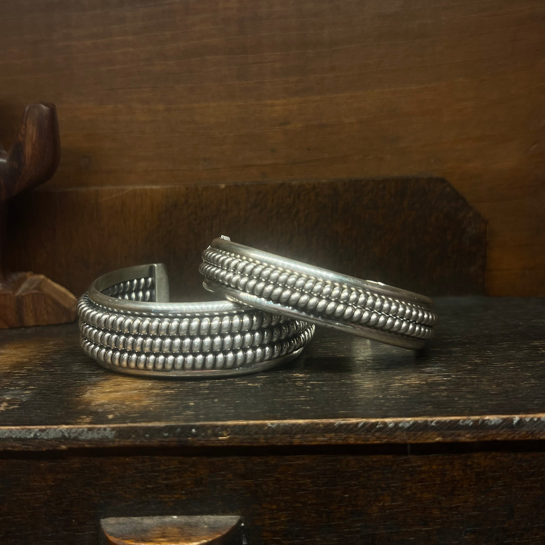 Sterling Silver Double Coil Cuff