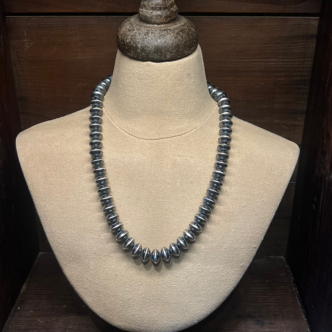 13mm Stamped Navajo Pearls