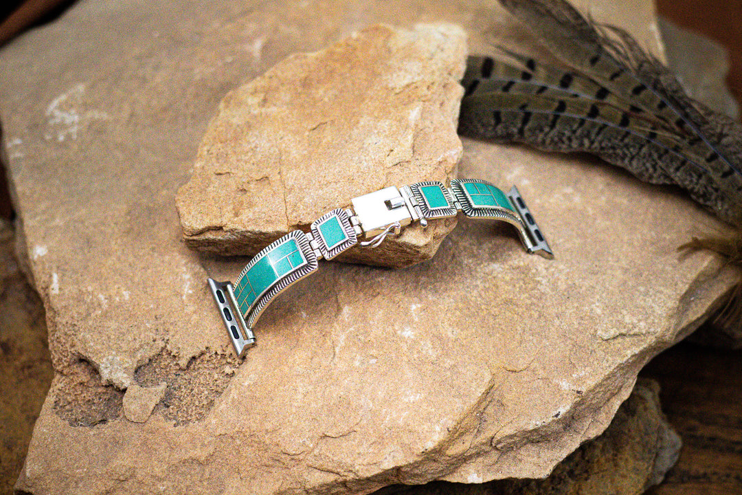 Turquoise Valley Inlay Watch Band