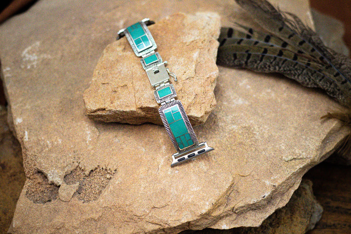 Turquoise Valley Inlay Watch Band