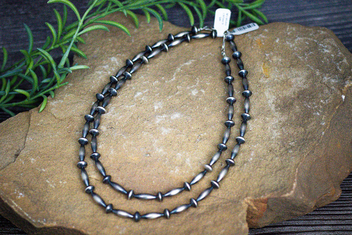 Navajo Pearl Saucer Necklace