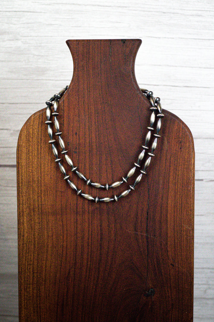 Navajo Pearl Saucer Necklace