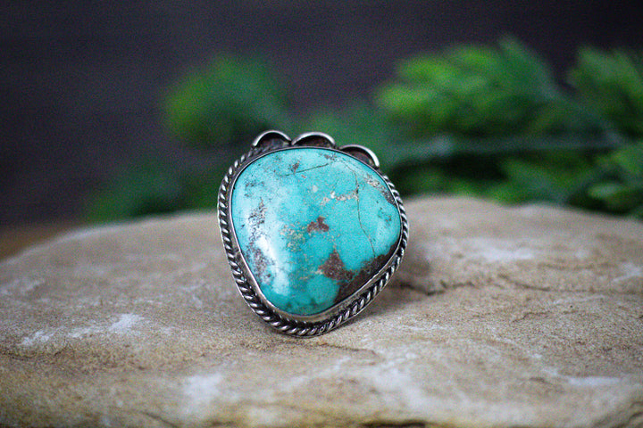 Carico Lake Nevada Turquoise Ring