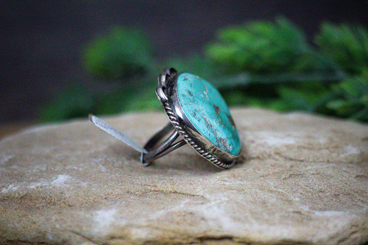 Carico Lake Nevada Turquoise Ring