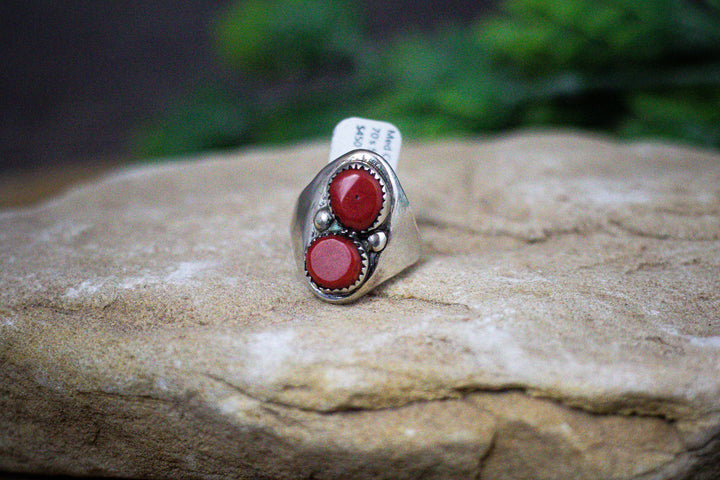 Mediterranean Coral Ring