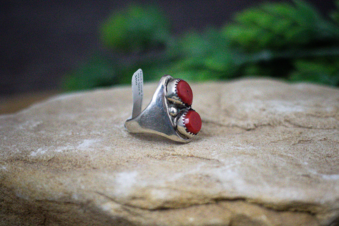 Mediterranean Coral Ring