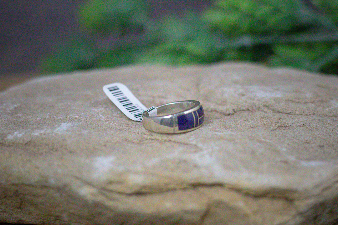 Sugilite Inlay Ring