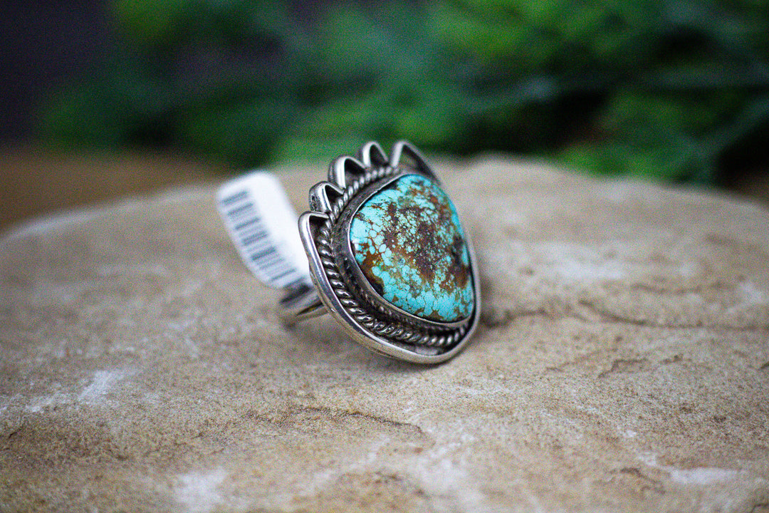 Nevada #8 Turquoise Ring