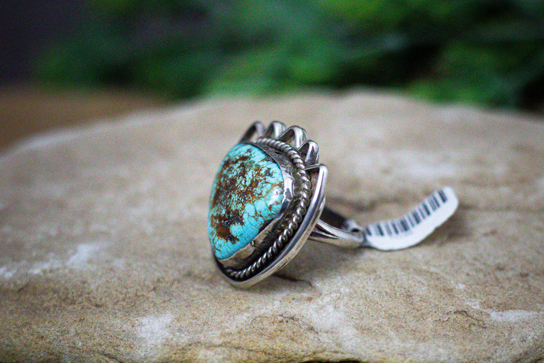 Nevada #8 Turquoise Ring