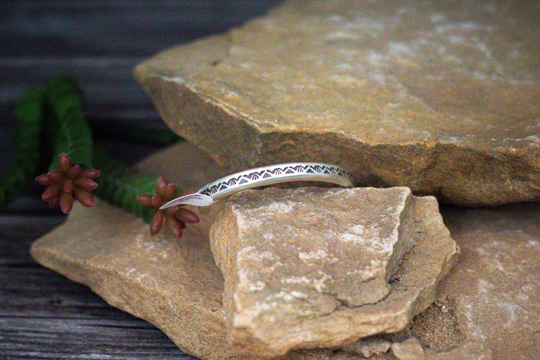 Double Sided Stamped Bracelet