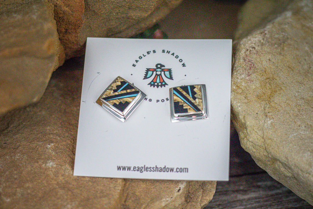 Turquoise Creek Fancy Inay Cuff Links