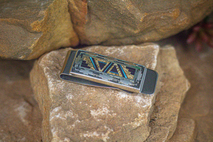 Turquoise Creek Fancy Inay Money Clip