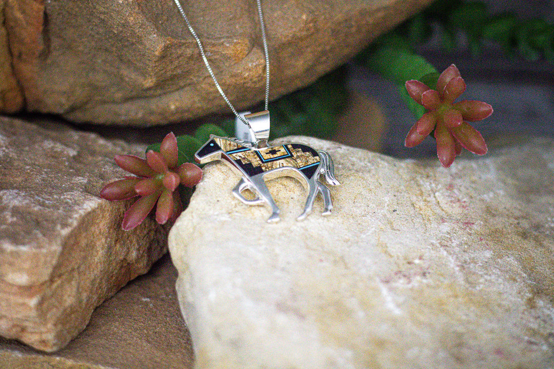 Turquoise Creek Fancy Inay Horse Pendants