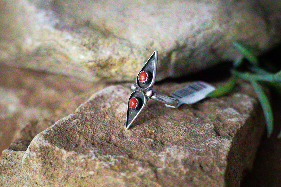 Diamond Coral Ring