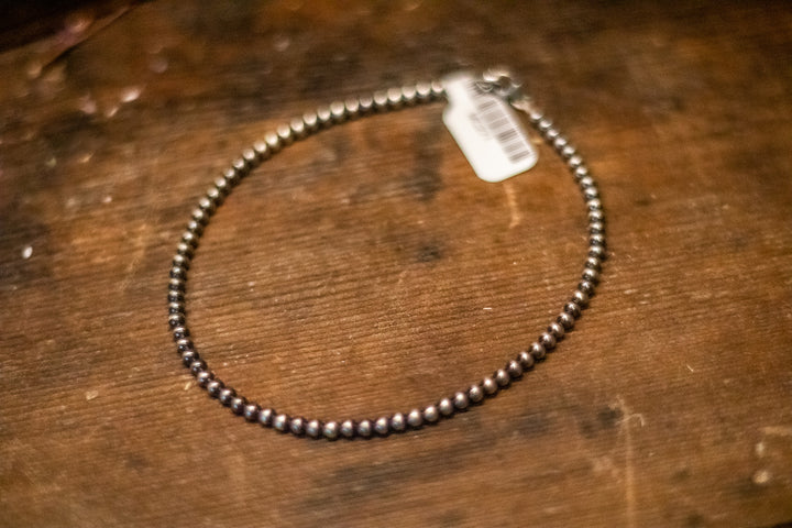 3mm Navajo Pearl Anklet