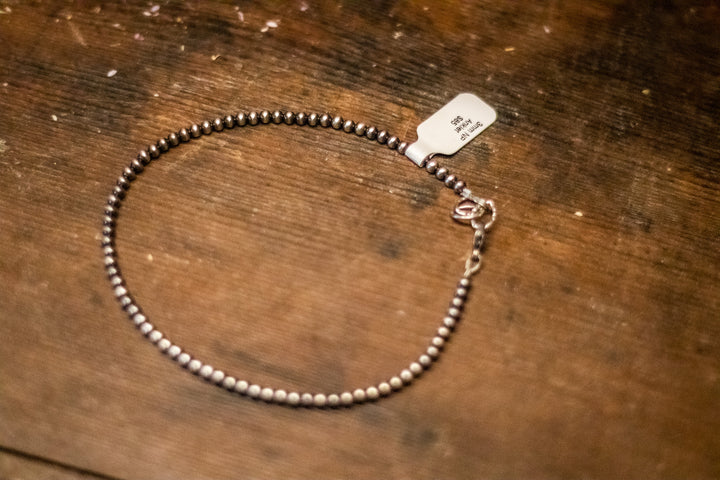 3mm Navajo Pearl Anklet