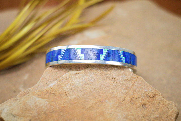 Inlay Lapis Cuff