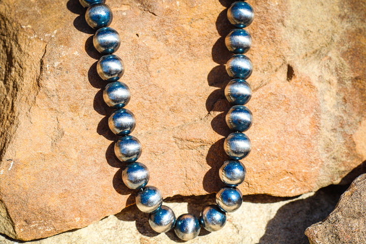 Navajo Pearls 14mm 20" Necklace