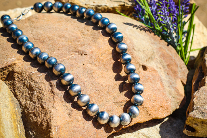 Navajo Pearls 14mm 18" Necklace