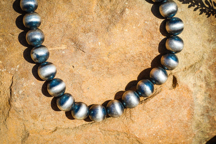 Navajo Pearls 14mm 14" Necklace