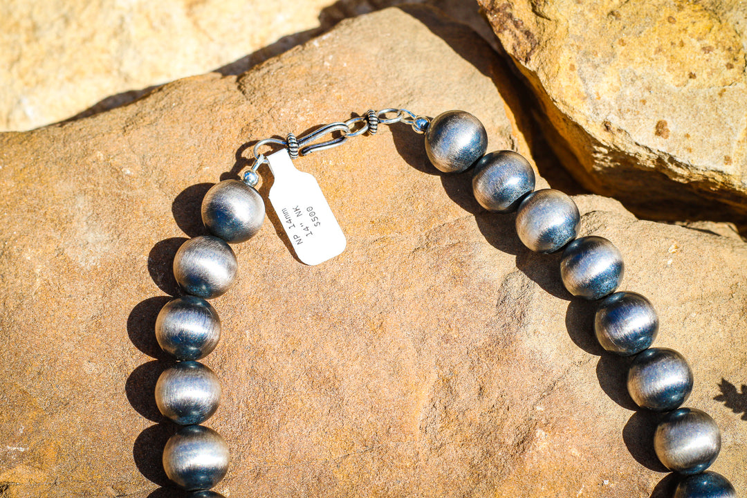 Navajo Pearls 14mm 14" Necklace