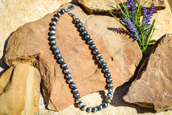 Navajo Pearls 12mm 20" Necklace