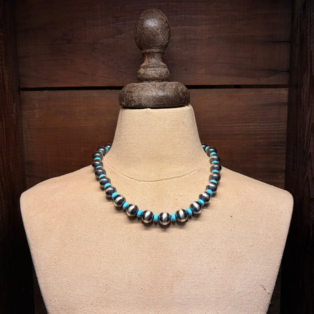 Silver Corral Necklace