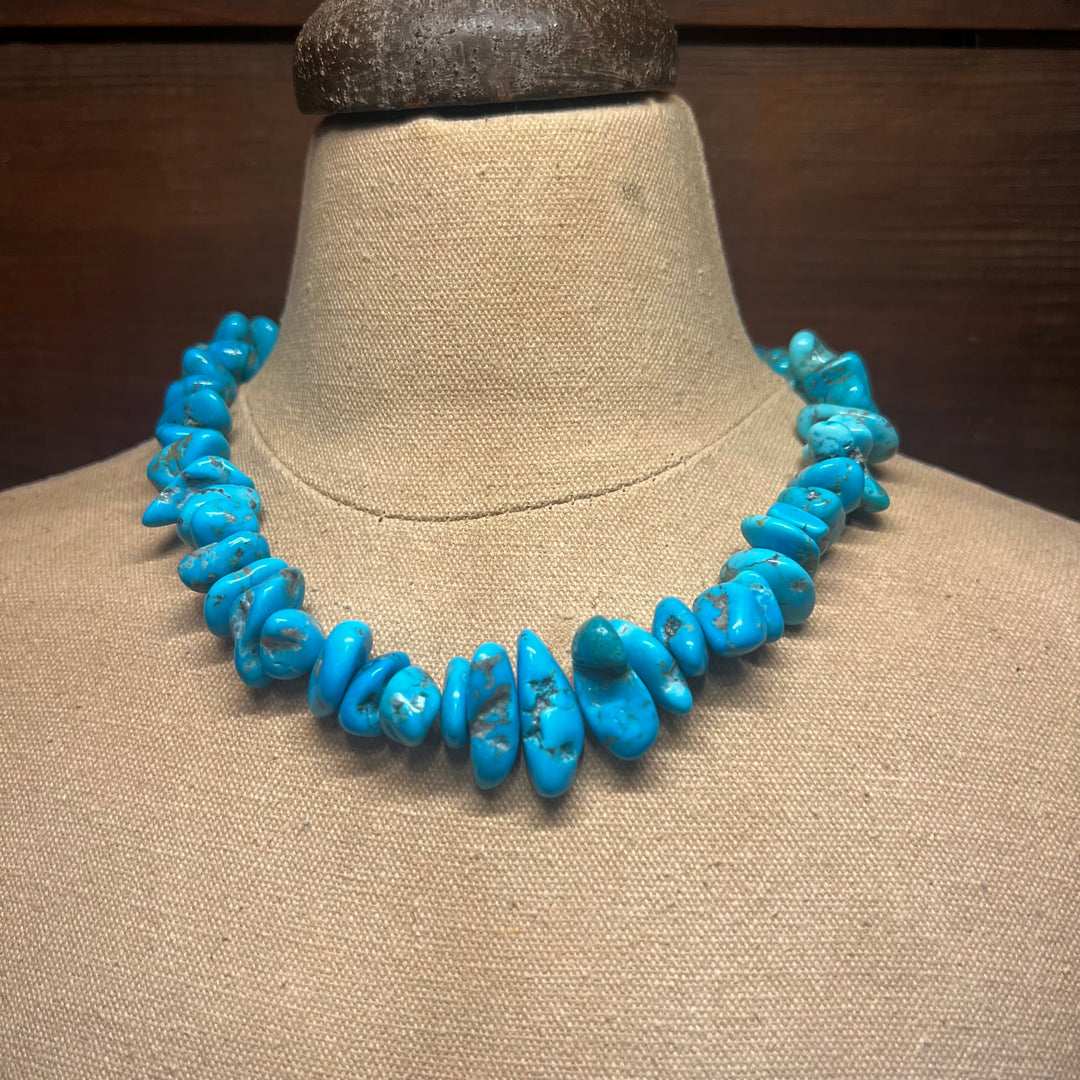 Campnos Turquoise Necklace 17”